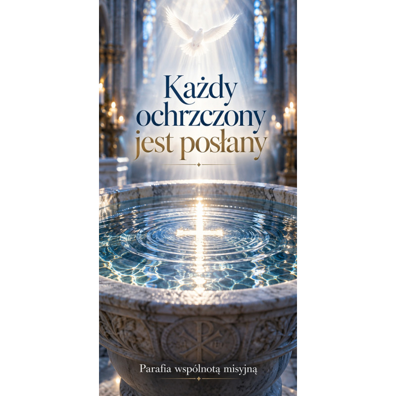 Każdy ochrzczony jest posłany – grafika AI003