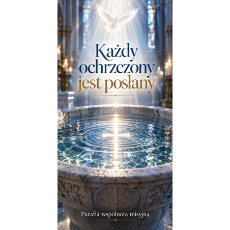 Każdy ochrzczony jest posłany – grafika AI003