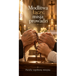 Modlitwa łączy, misja prowadzi – grafika AI008