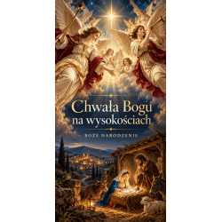 Chwała Bogu na wysokościach – grafika świąteczna