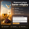 Baner religijny Uczniowie Misjonarze BLR001 – Idźcie i nauczajcie wszystkie narody