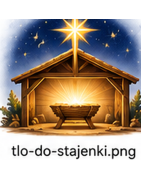 Tło do Stajenki Betlejemskiej